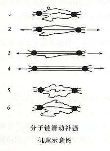 分子链滑动补强机理