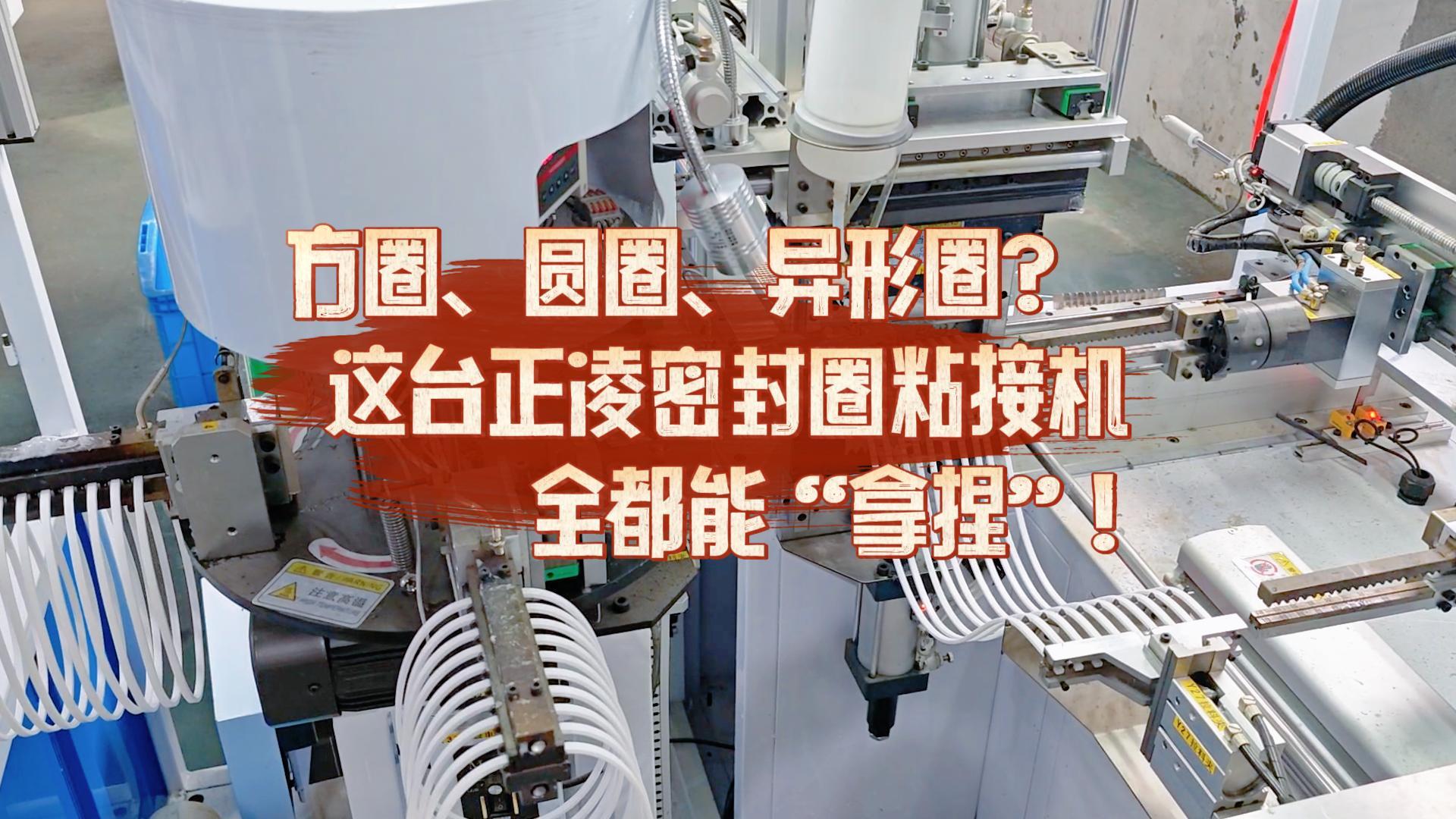 方圈、圆圈、异形圈？这台全自动化密封圈粘接机全都能“拿捏”！